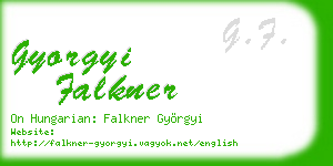 gyorgyi falkner business card